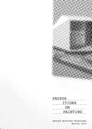 Propositions on Painting forside